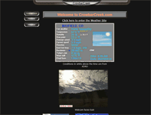 Tablet Screenshot of crowbarcreek.com